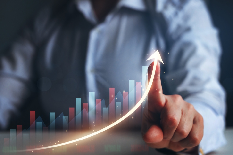 Transaction bar graph